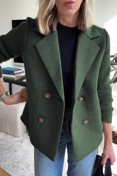 Grace™ | Knit-Sleeve Blazer