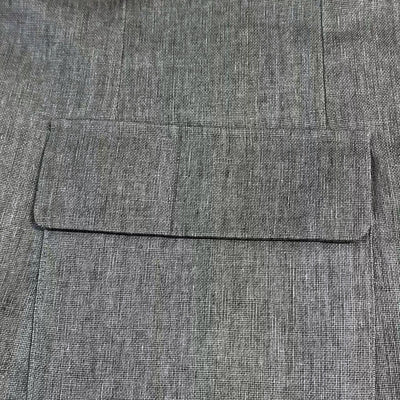 Men's Casual Cotton Linen Notch Lapel Single-breasted Slim-fit Blazer 34577242M