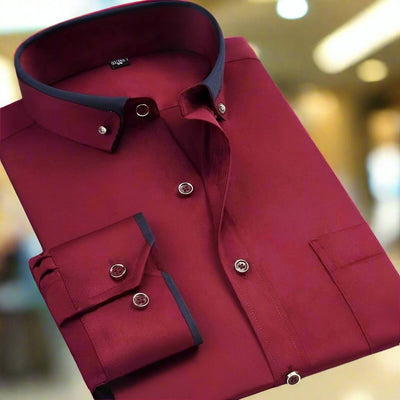 Dominic | Men's Classic Long-Sleeve Shirt