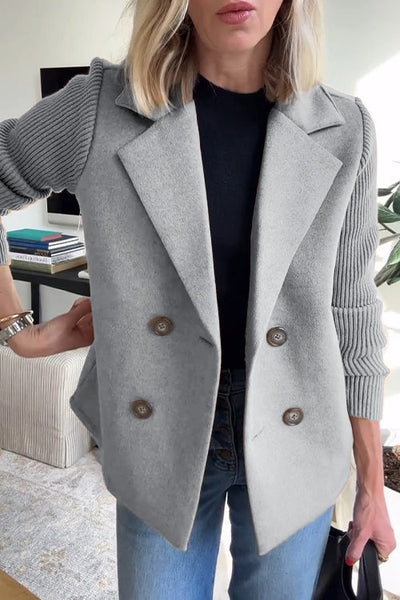 Grace™ | Knit-Sleeve Blazer