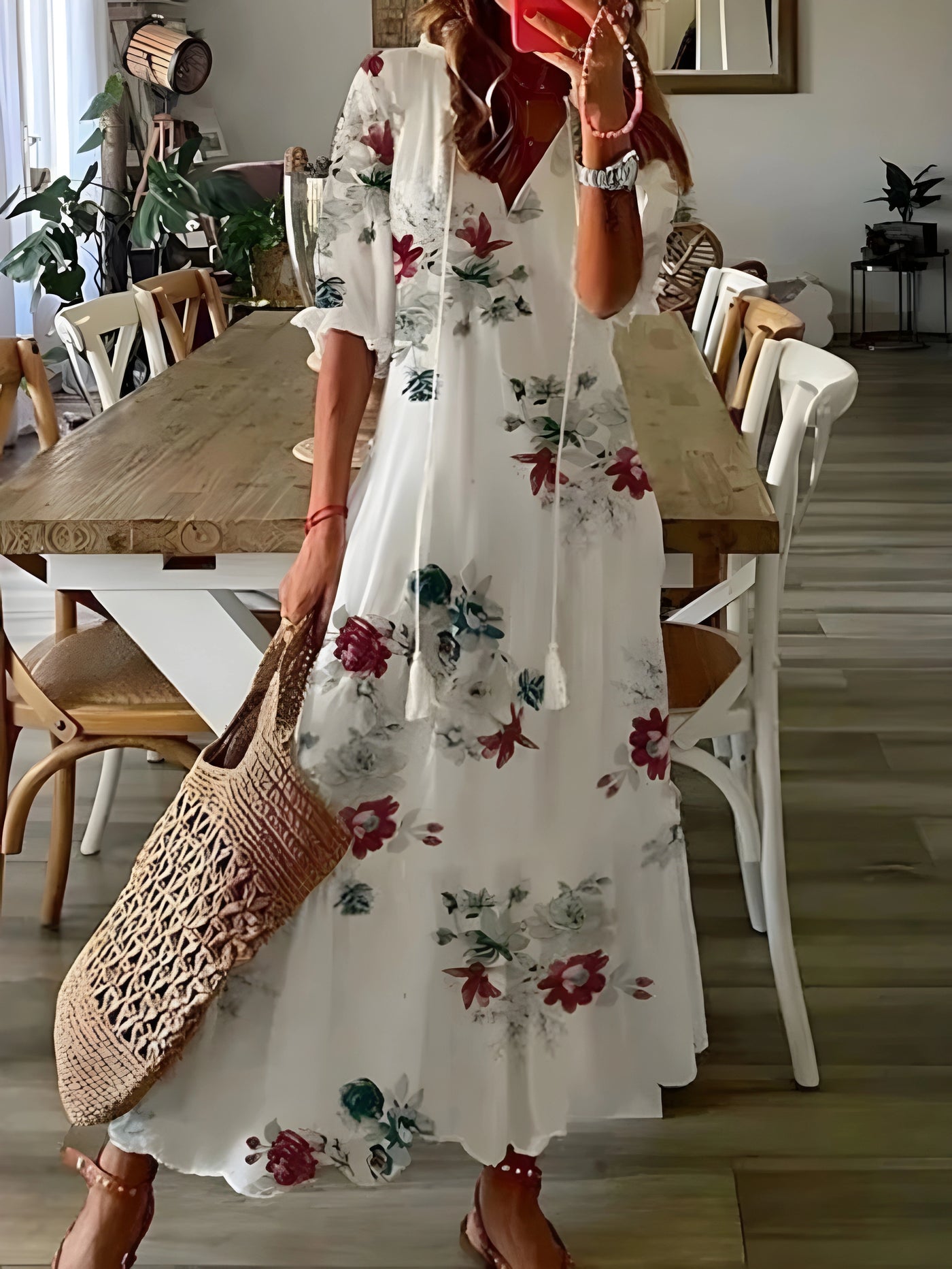 Isabella™ | Bohemian-Style Tummy Flattering Dress