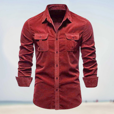 Jeffrey | Corduroy Button-Up Shirt