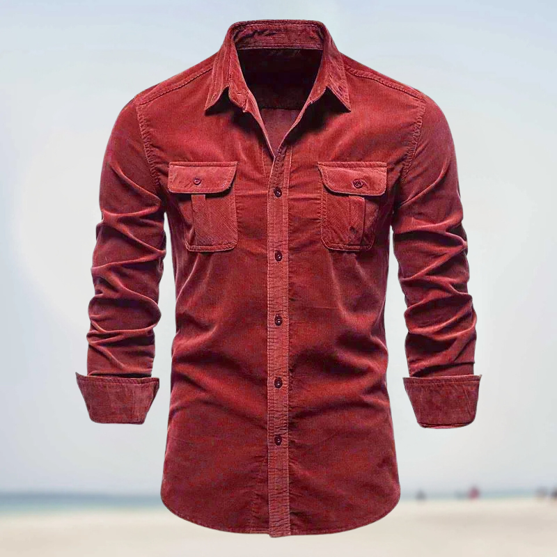 Jeffrey | Corduroy Button-Up Shirt