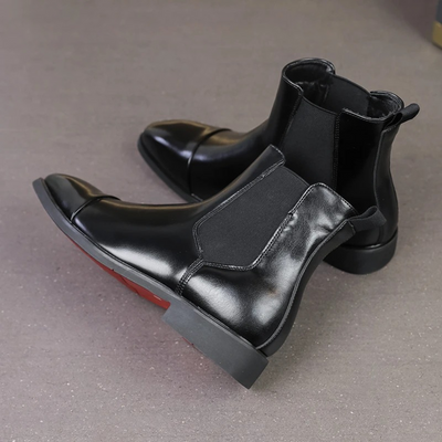 Franzese Genuine Leather Chelsea Boots