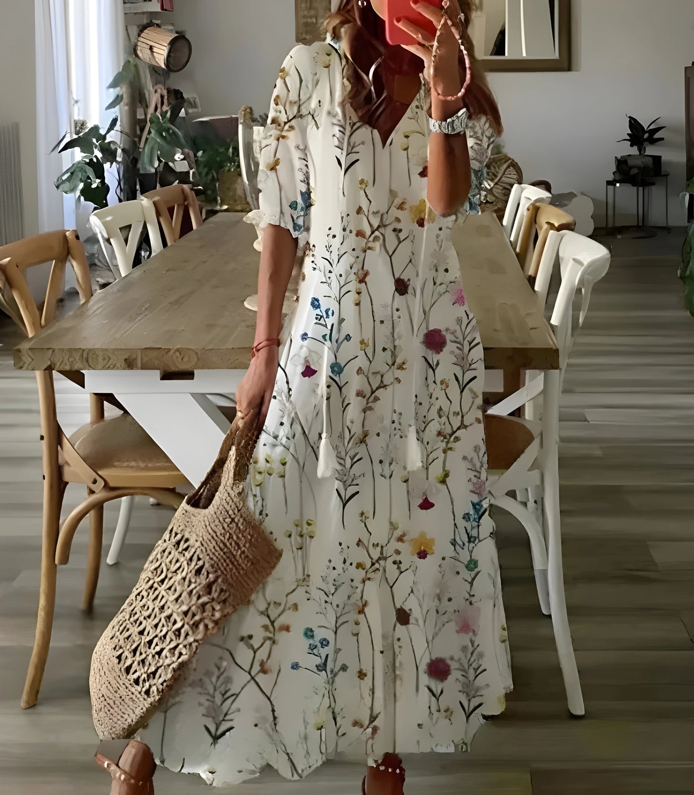 Isabella™ | Bohemian-Style Tummy Flattering Dress