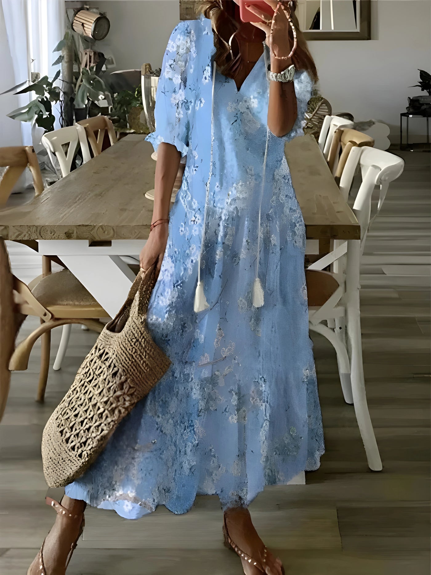 Isabella™ | Bohemian-Style Tummy Flattering Dress
