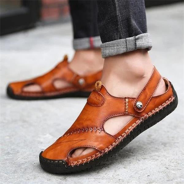 Robin | Leather Sandals with Secure Support