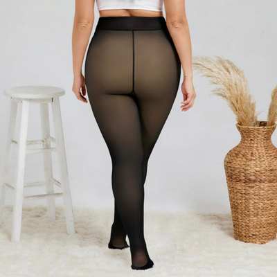 Tummy Covering Fleece Lined Tights