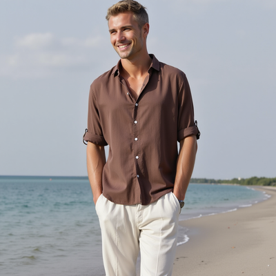 Gallardo | Short Sleeve Shirt and Pant Set