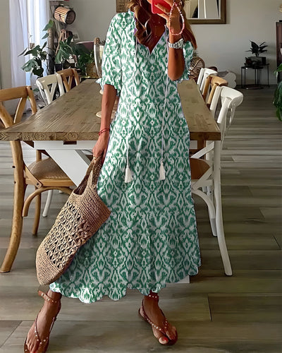 Isabella™ | Bohemian-Style Tummy Flattering Dress