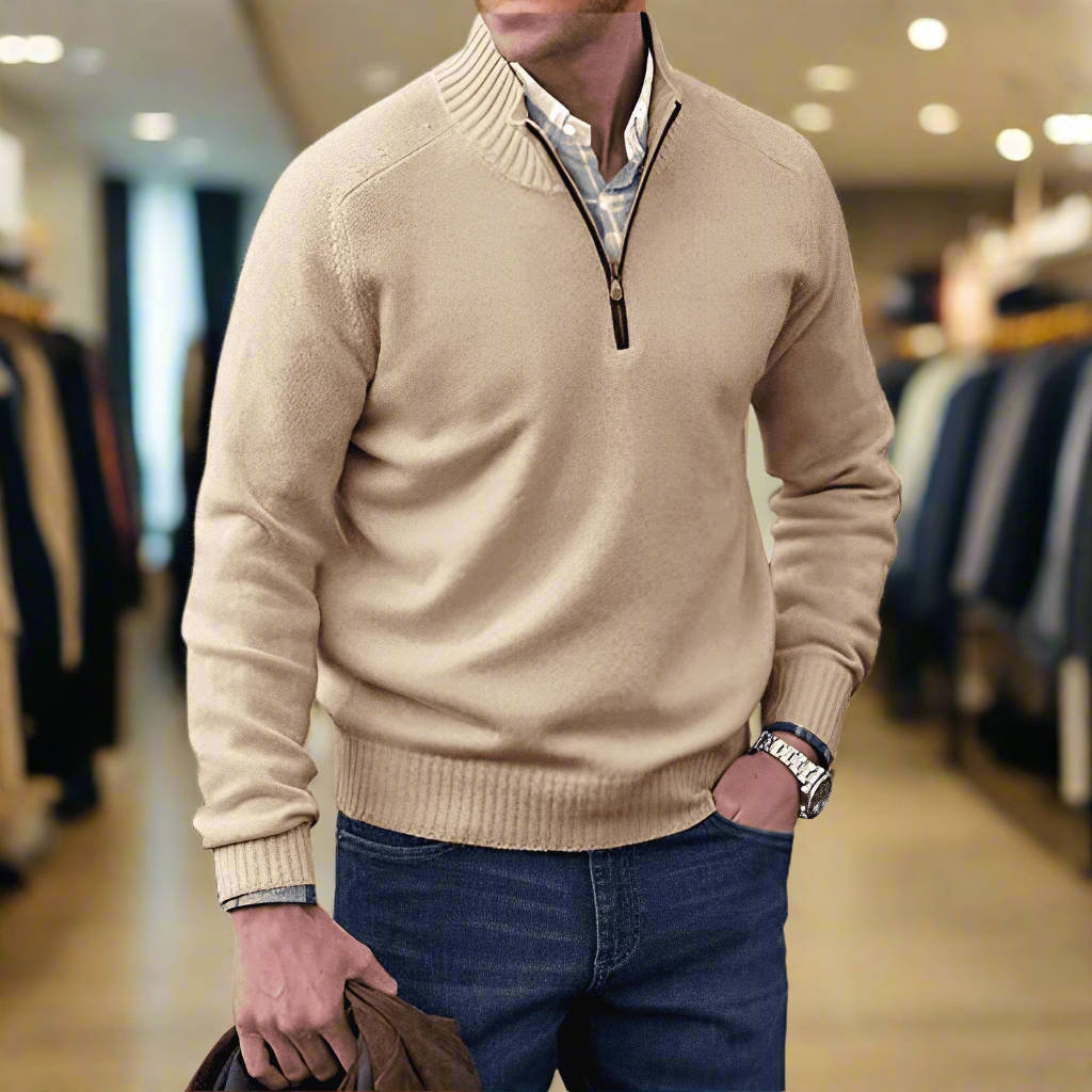 Miles | The Elegant Zip Pullover