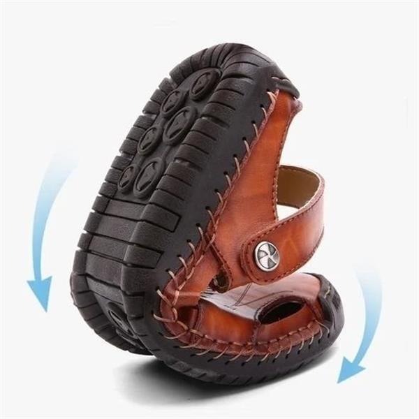 Robin | Leather Sandals with Secure Support