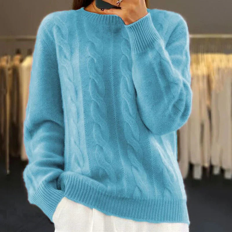 Phoebe | Braided Sweater
