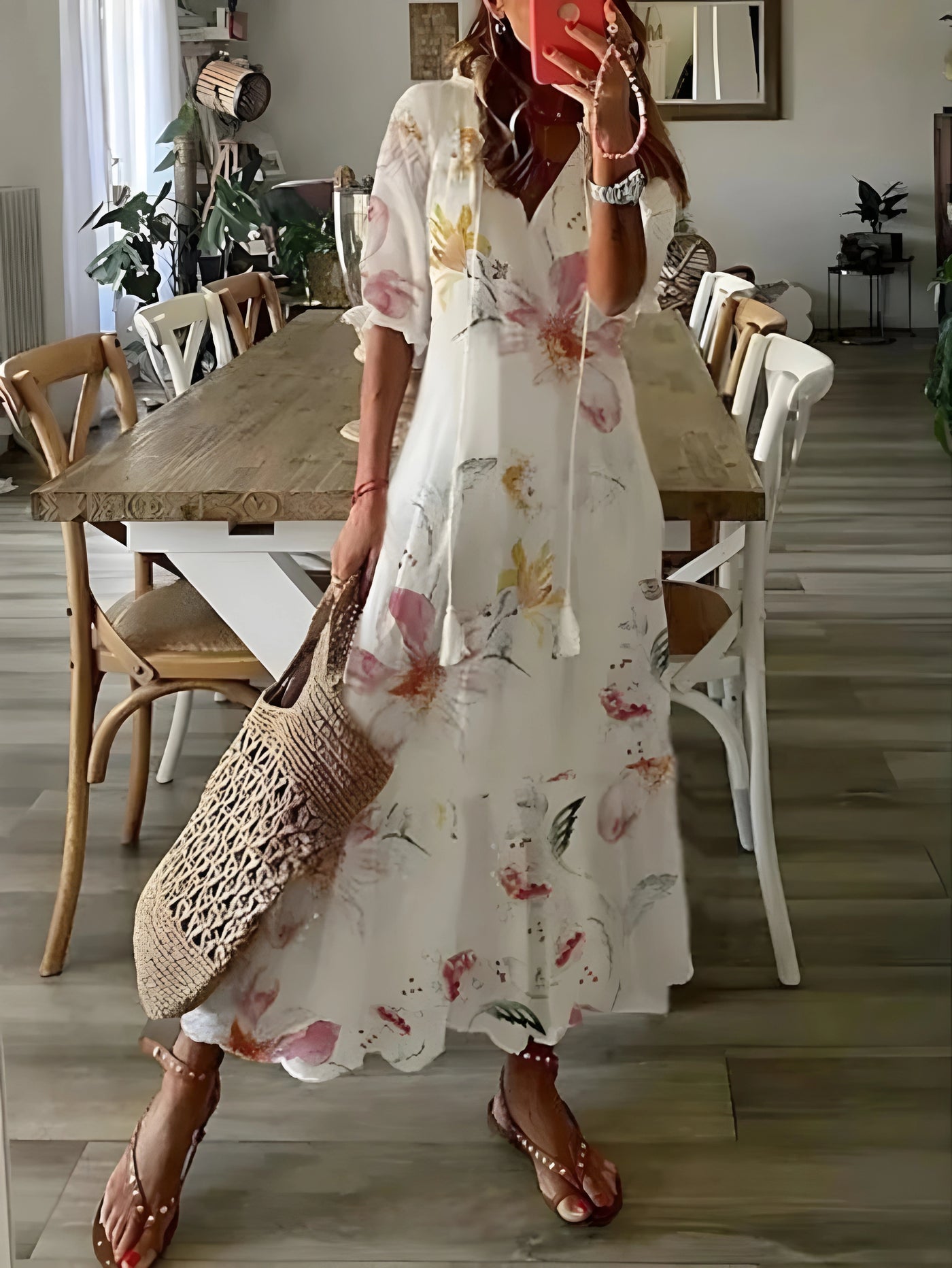 Isabella™ | Bohemian-Style Tummy Flattering Dress