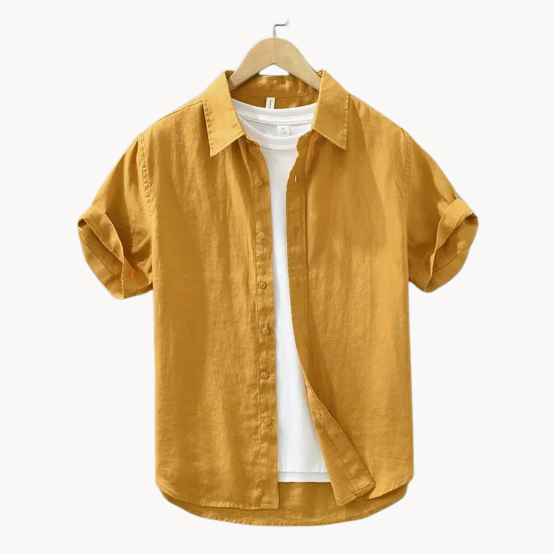 Vicenza | Linen Short Sleeve Shirt