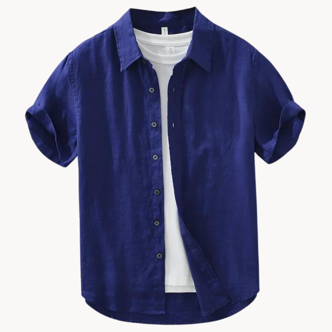 Vicenza | Linen Short Sleeve Shirt