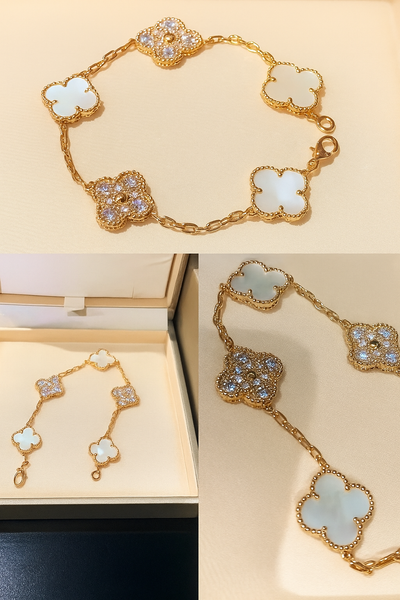 Lucky Luxe Clover Bracelet