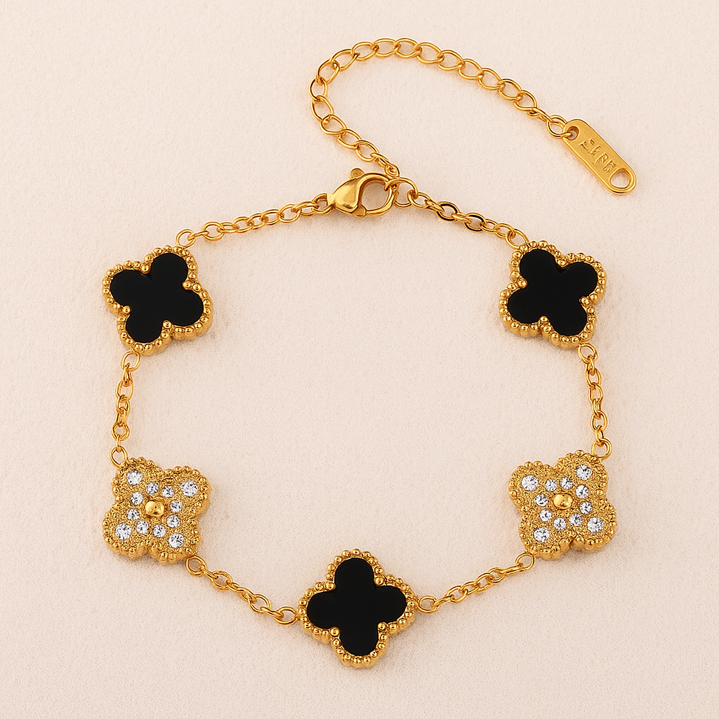 Lucky Luxe Clover Bracelet