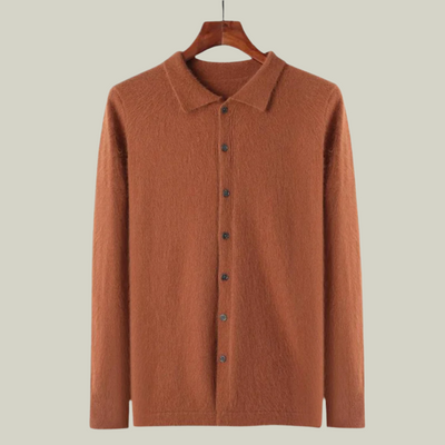 Ellett | 100% Cashmere Polo Button