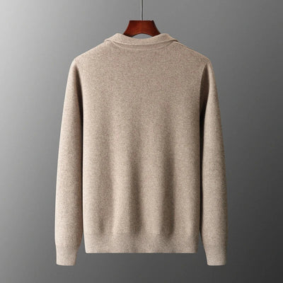 Gary | Men’s Cashmere Knitted Zip-Through Jacket