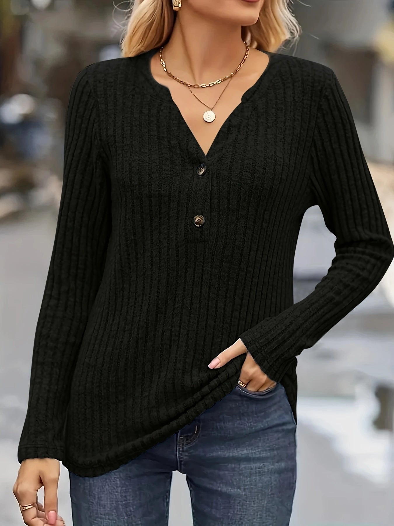 Jacky | Casual Long-Sleeve T-Shirt