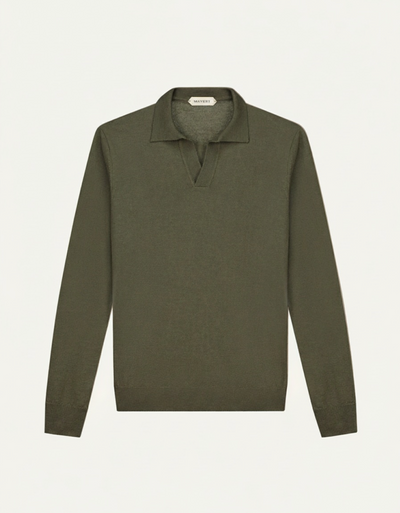 Hudson™ | Buttonless Polo 100% Cashmere