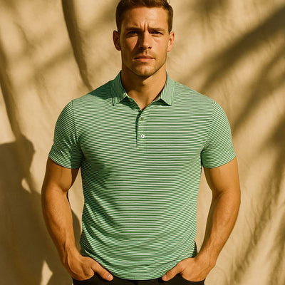 Santorini™ | Striped Polo Shirt