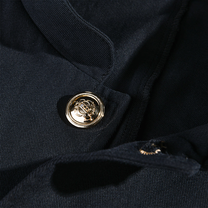 Men's Vintage Casual Solid Lapel Button Jacket 85705875TO