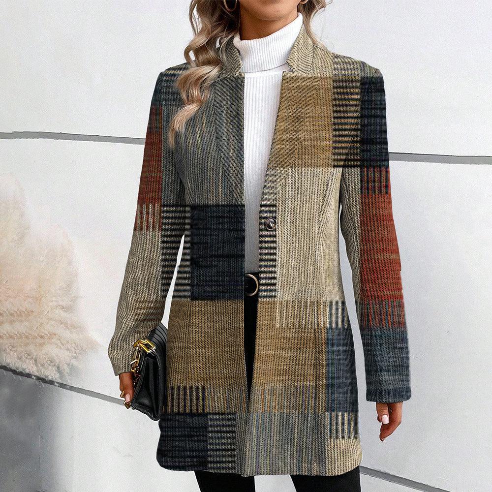 Brittany | Elegant Patterned Blazer Jacket