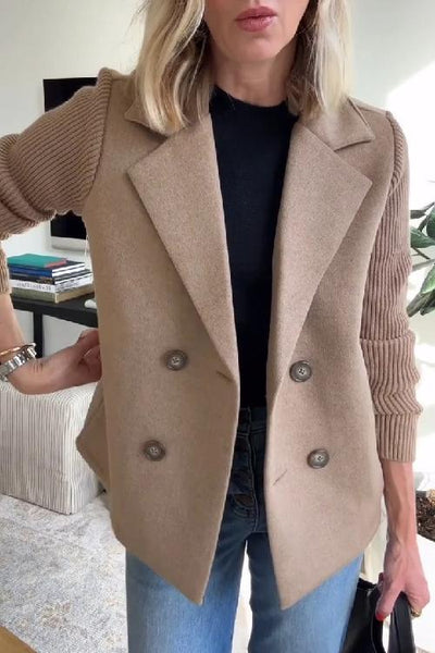 Grace™ | Knit-Sleeve Blazer