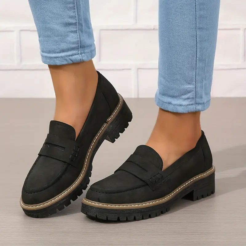Edith | Comfortable Suede Loafers for Women